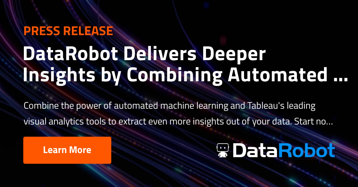 Machine learning with tableau hotsell